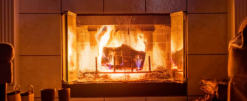 Mendota Hearth Landscape Fireplace Installation in Hastings, Nebraska