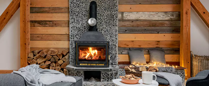 Thelin Hearth Products Direct Vent Gas Stove Fireplace Inspection in Hastings, Nebraska